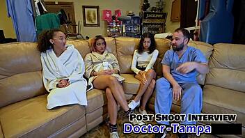 aria nicole gets her yearly checkup from dr tampa backstage