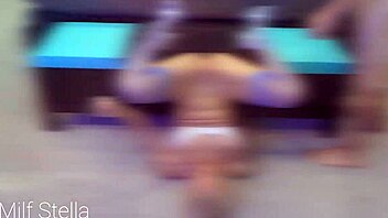 milf stella gets 8 positions and 8 cumshot facials for hanukah