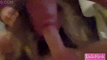 i suck his huge cock deep in forest bdsm blowjob