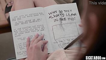 Dee Williams lures Spencer Bradley for hot lesbian sex!