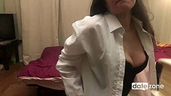 raven-haired housewife rubs clit hard till she cums intensely