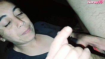 amateur latina gulps compadre's full mouth creampie swallow