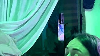 Oiled Neighbor Latina Swallows Cum After Doggystyle Creampie Ride