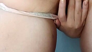 shaved wet pussy flashes with buttplug teasing ass hole