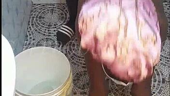 Skinny Teen Slut Bent Over Fucked Hard In Steamy Shower