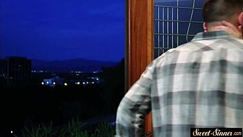 I'm gettin pounded hard by big tit milf cowgirl style