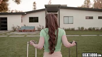 Dee Williams lures Spencer Bradley for hot lesbian sex!