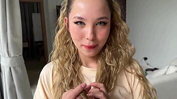 A tiny asian teen swallows my cock her pussy gushes wildly