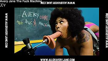 A good girl's wild ride on fuck machine anal 😈🍑🔥