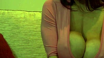 kylee nash's fake silicone tits make this muscular bimbo so horny