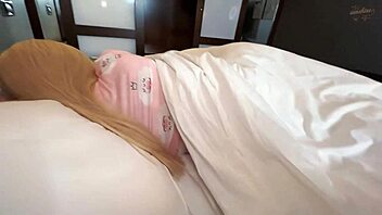 sharing hotel room i creampie tight pink pussy
