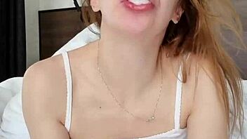 Blonde Babe's Hard Morning Fuck Ends with Mouthful Cum Breakfast