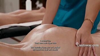 Hime Marie Nicole Doshi Melissa Stratton share hardcore massage ending