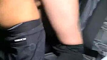 Riskiest bus sex ever public with real watchers around