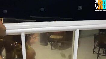 baiano bull joins hotwife threesome right in front of husband