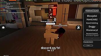 ripping clothes off for wild roblox fuck fest in game