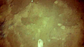 horny camper pounds pussy doggystyle on dirt