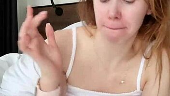 Blonde Babe's Hard Morning Fuck Ends with Mouthful Cum Breakfast