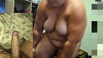 Chubby Wife Makes Herself Cum Hard With Huge Dildo Toys