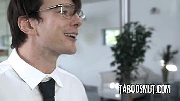 Lonely housewife, why not seduce those studs for double pussy pounding?