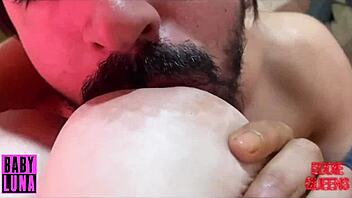 stepsis titjobs huge tits swallows every drop babyluna939