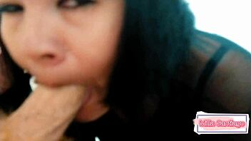 Japanese teen secretary deepthroats boss's cock before work starts hot!