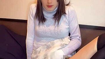 Cute Crossdresser Quietly Masturbates Seductively