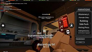 ripping clothes off for wild roblox fuck fest in game