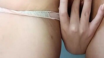shaved wet pussy flashes with buttplug teasing ass hole