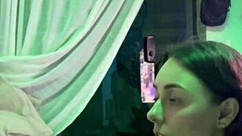 Oiled Neighbor Latina Swallows Cum After Doggystyle Creampie Ride