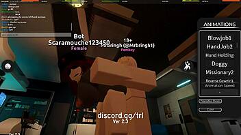 ripping clothes off for wild roblox fuck fest in game