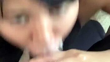 Sloppy Asian Slut Gobbles Massive BBC Deep