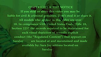 sar4 jay drills her wet pussy with big dildo toy