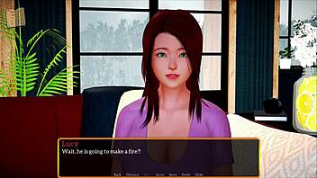 redhead teen with big tits joins the new family adventures