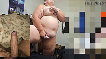 Chubby Wife Makes Herself Cum Hard With Huge Dildo Toys