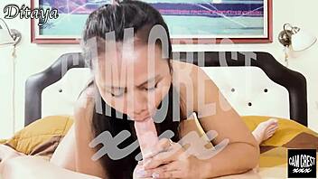 ditaya moans swallowing your hot cum slave