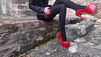 WOW! Milf's Beautiful Legs Rock Incredible Heels!