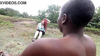 starving artist sketch turns into redhead milf feeding on bbc