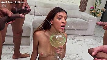 gemma leone tempts two fat cocks dp gangbang mouth cum explosion