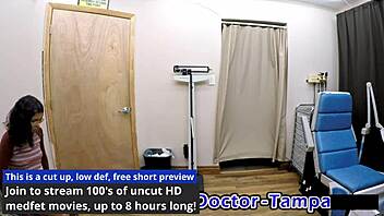 aria nicole gets her yearly checkup from dr tampa backstage