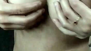 Desi Girl Strips and Bathes Guy in Homemade Close-Up