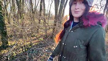 lost in woods cyclist invites me home for cozy chat