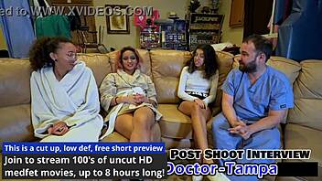 aria nicole gets her yearly checkup from dr tampa backstage