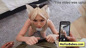 asian teen lulu chu sucks scott nails monster cock pov