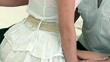 Sexy teen couple shares intense romantic sex with big dick boyfriend in every position