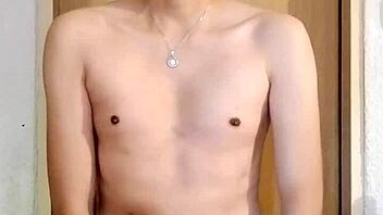 skinny dude jerks monster cock super hot