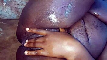 ebony chubby big tits black girl cries riding huge cock missionary