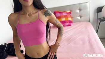 torbe catches skinny latina rousse black for dirty fuck