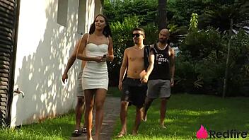 Debora Andrade's wild anal pounding orgy with big black cock