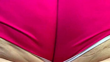 Camera man jerks cum accidentally on chubby milf bubble ass leggings